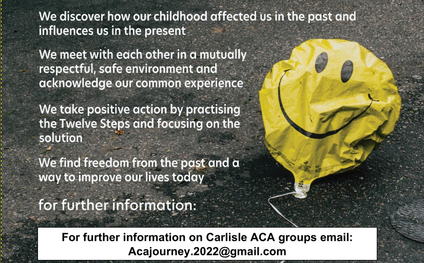 Introducing ACA - Adult Children of Alcoholics - West Cumbria Mental ...